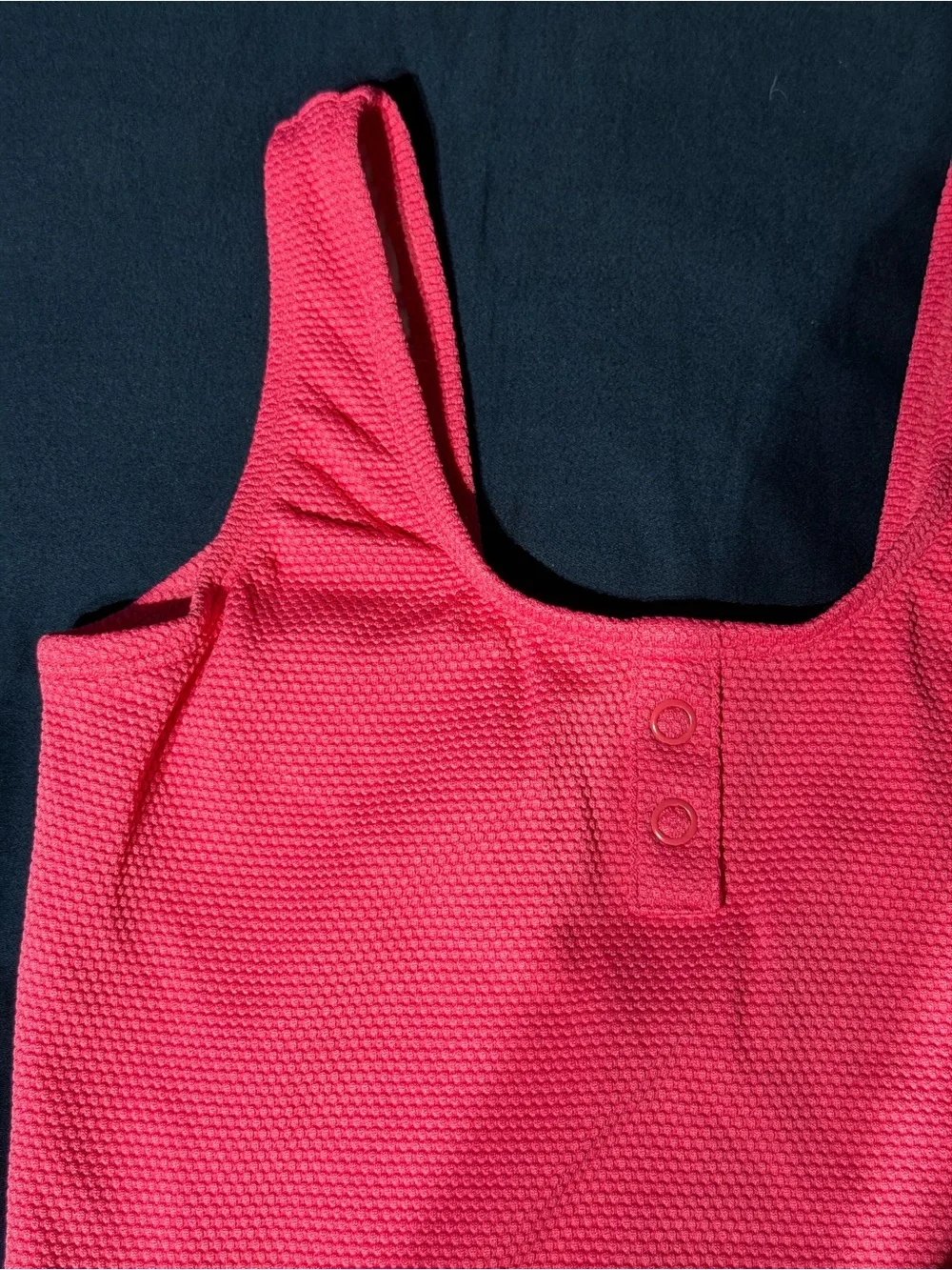 Old Navy Red Textured Kids One-Piece